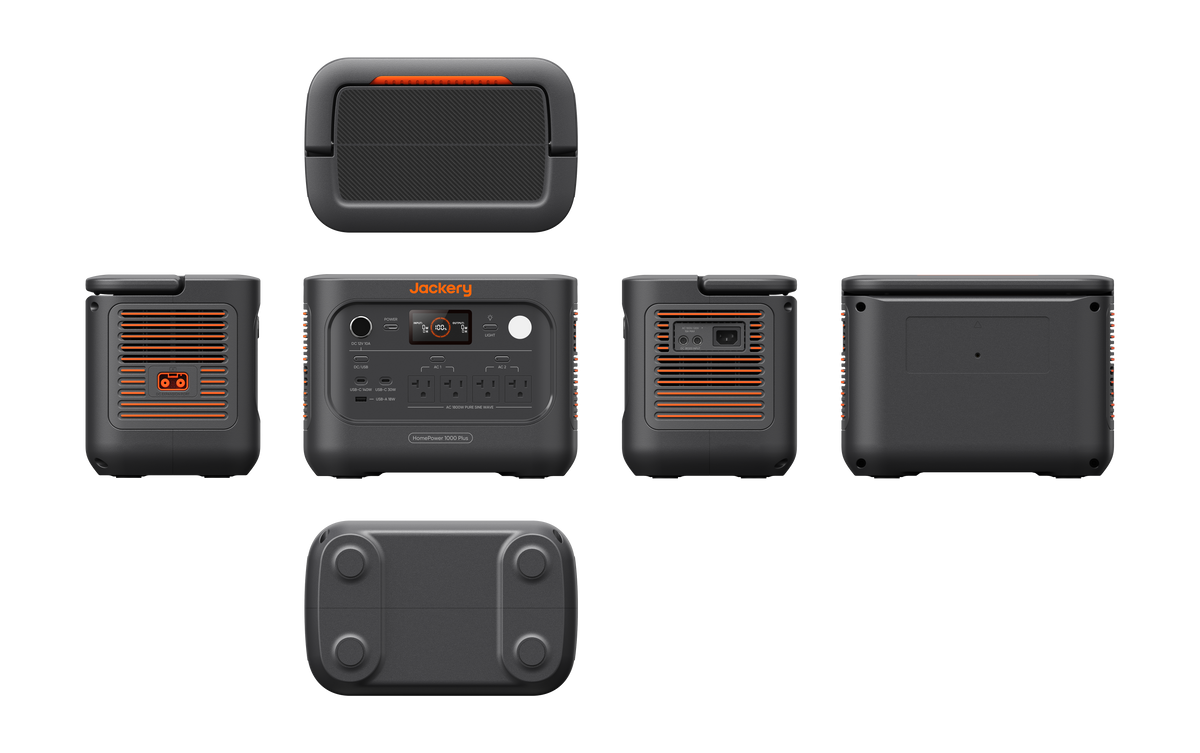 Jackery Solar Generator HomePower 1000 V2 Plus Black - PowerGen USA