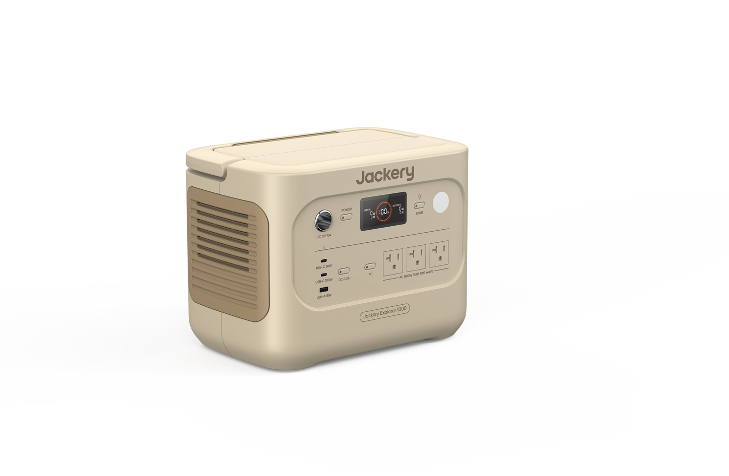 Jackery Explorer E1000 v2 Dune White Portable Power Station - PowerGen USA