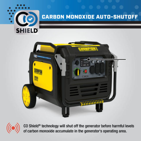 Champion 100719 8500W Electric Start Inverter with CO Shield - PowerGen USA