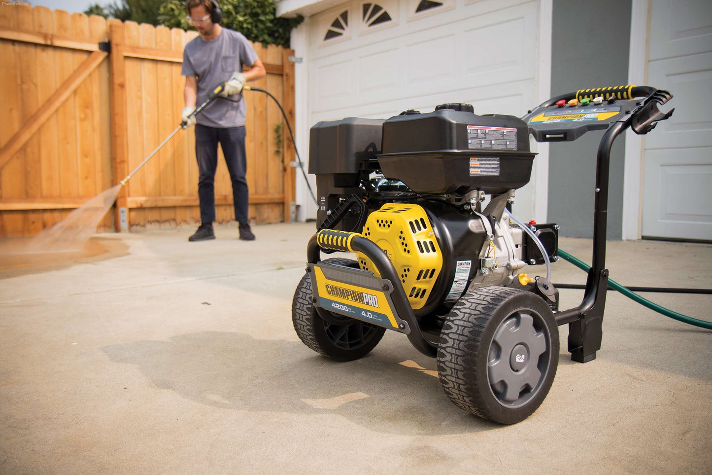 Pressure Washers - ChampionPro 4200-PSI 4.0-GPM Commercial Duty Low Profile Gas Pressure Washer