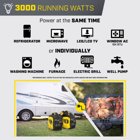 Champion 100809 4000W Inverter with CO Shield® - PowerGen USA