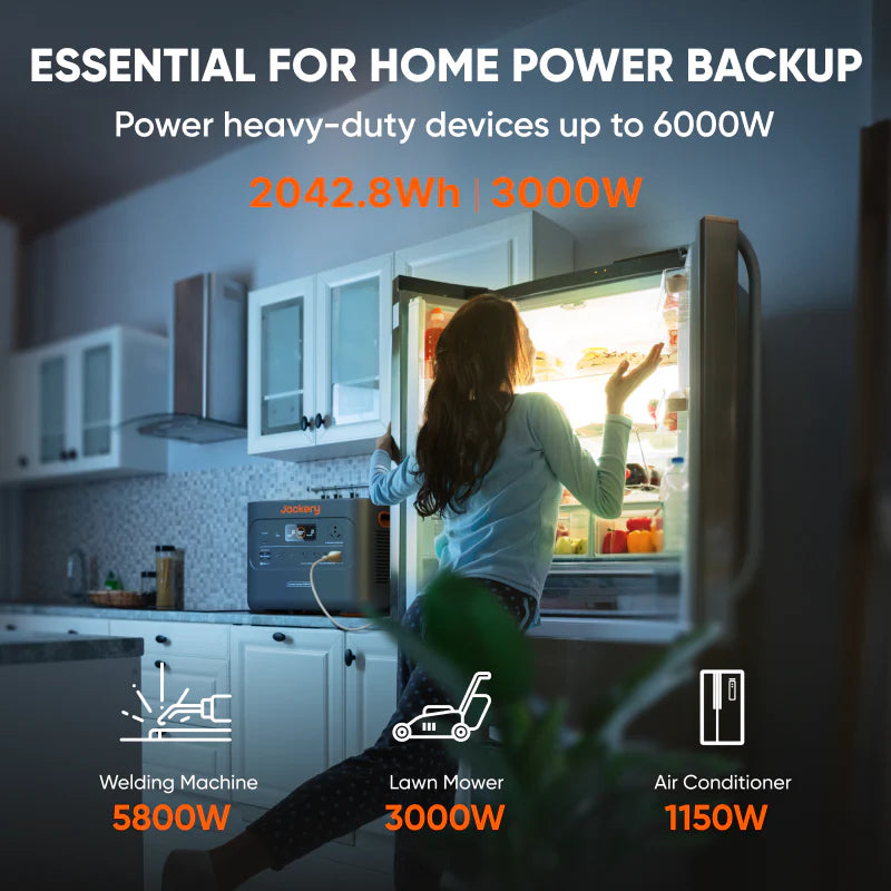 Jackery Solar Generator Explorer 2000 Plus + x2 Solarsaga 200W - PowerGen USA