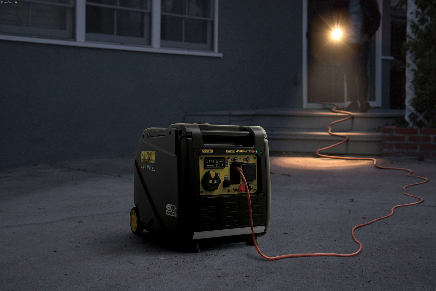 Dual Fuel Hybrid - Champion 4500-Watt Portable Dual Fuel Inverter Generator With Quiet Technology