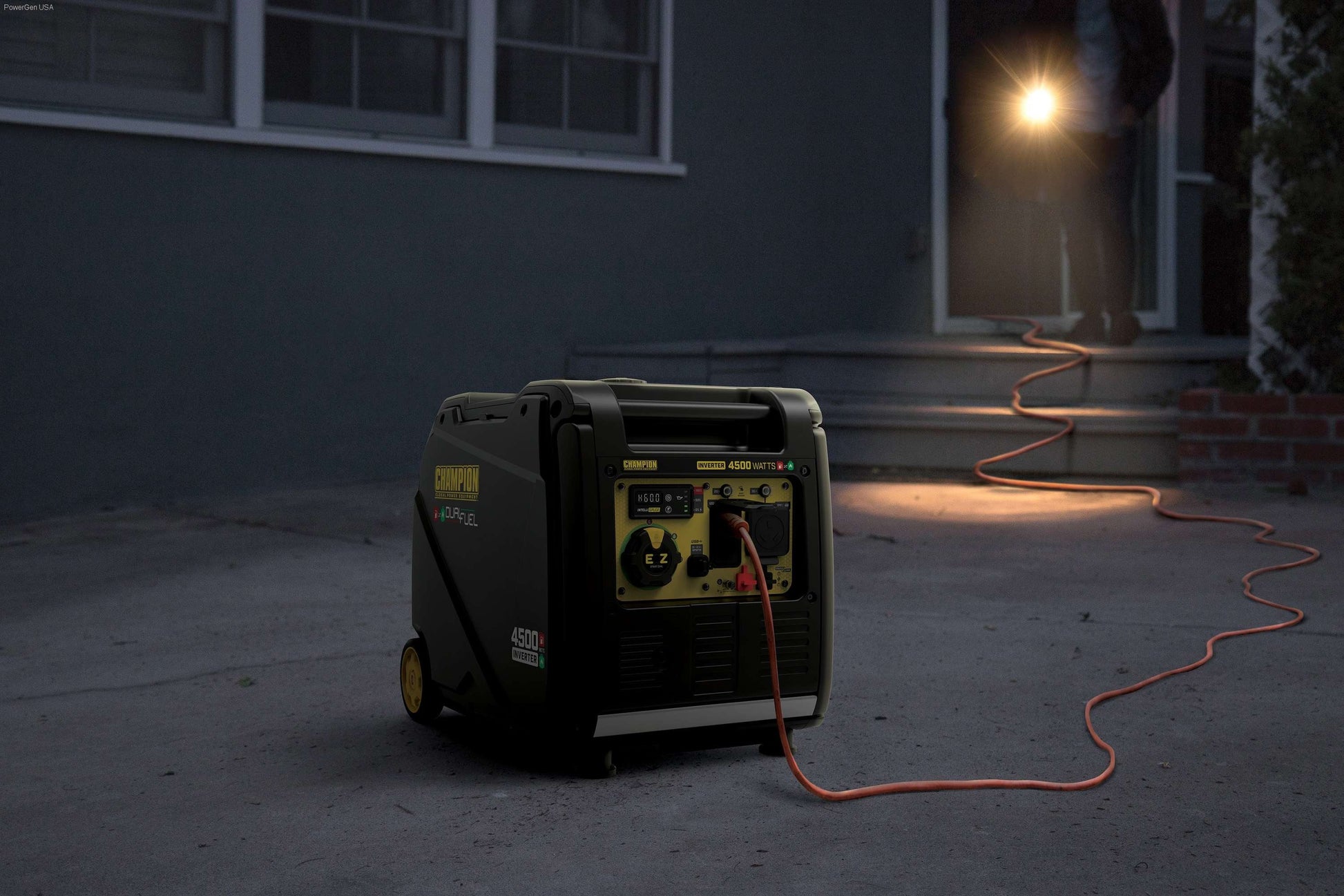Dual Fuel Hybrid - Champion 4500-Watt Portable Dual Fuel Inverter Generator With Quiet Technology