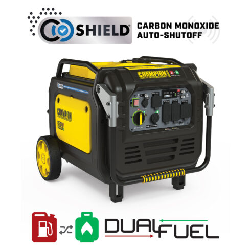 Champion 201175 8500W Electric Start Dual Fuel Inverter with CO Shield - PowerGen USA