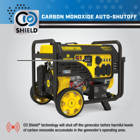 Champion 201182 7500W Wireless Start Generator with CO Shield® - PowerGen USA