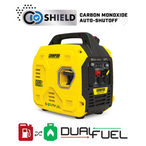 Champion 201183 2500W Dual Fuel Inverter with CO Shield® - PowerGen USA