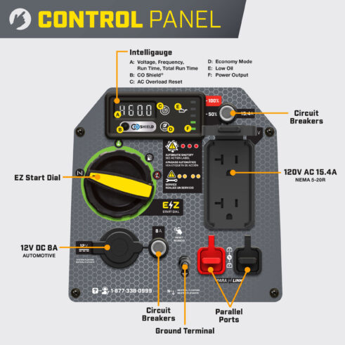 Champion 201317 2500W Inverter with CO Shield® - PowerGen USA