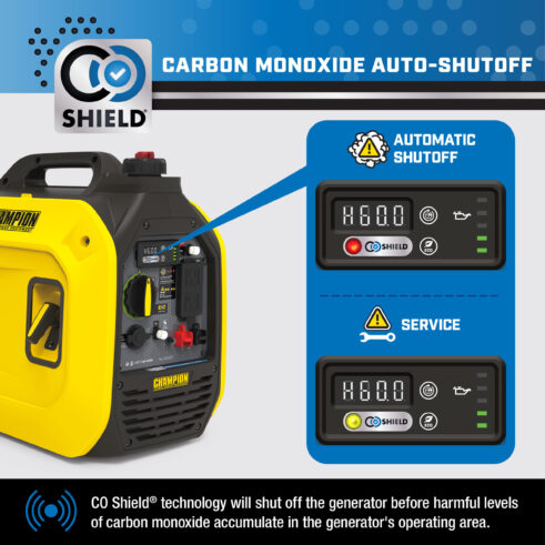 Champion 201317 2500W Inverter with CO Shield® - PowerGen USA