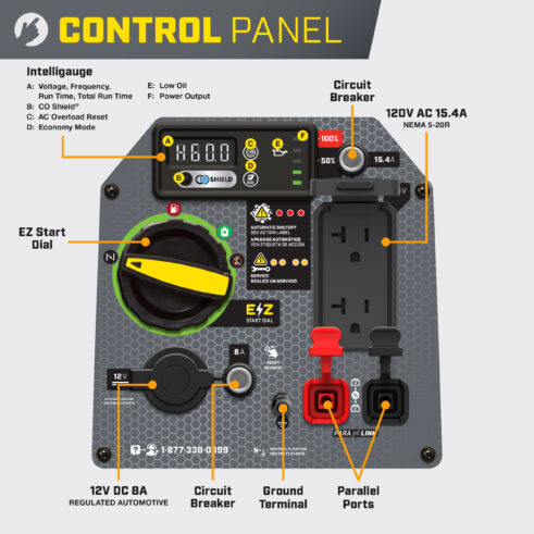 Champion 201323 2500W Dual Fuel Inverter with CO Shield® - PowerGen USA