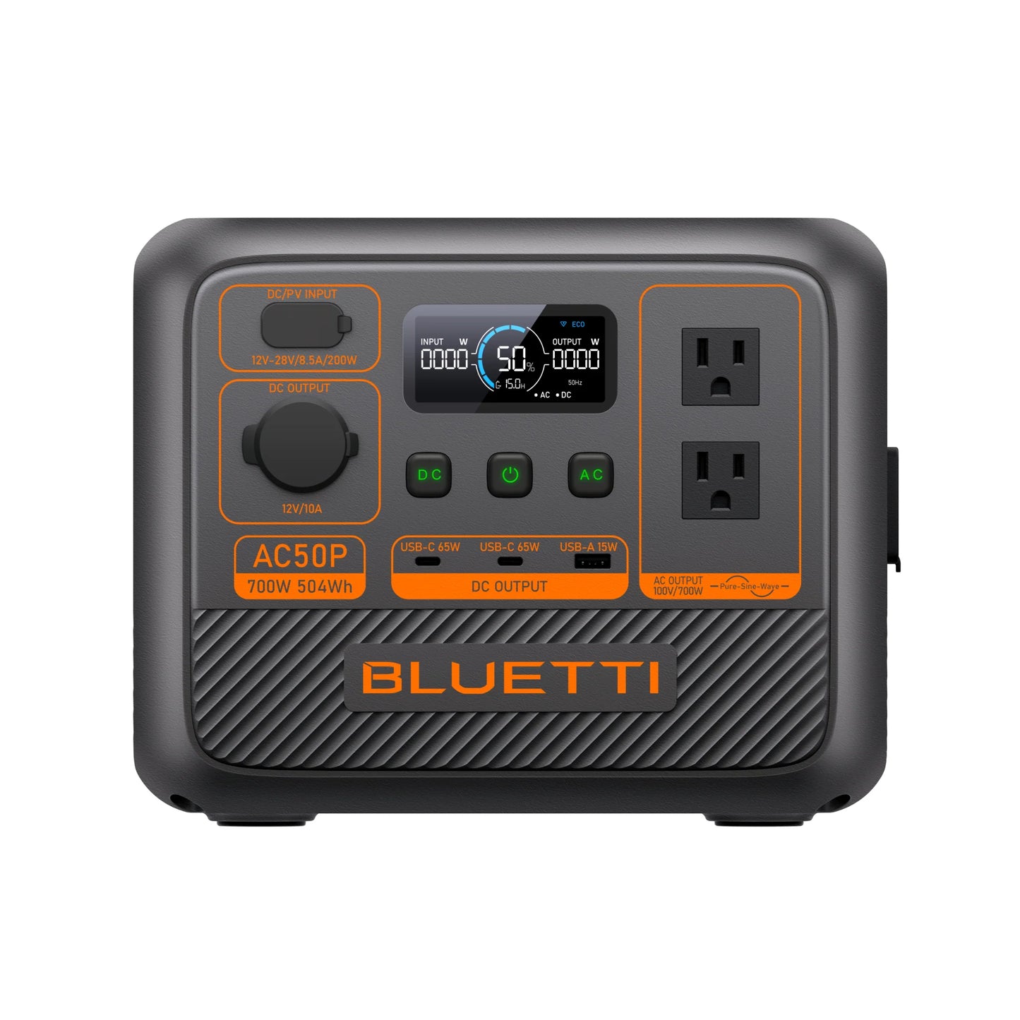BLUETTI AC50P Portable Power Station | 700W 504Wh - PowerGen USA