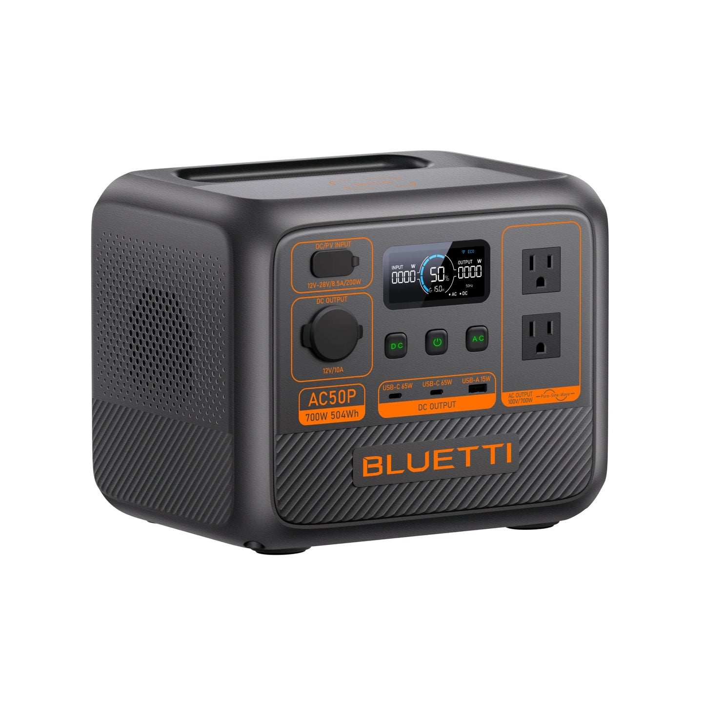 BLUETTI AC50P Portable Power Station | 700W 504Wh - PowerGen USA