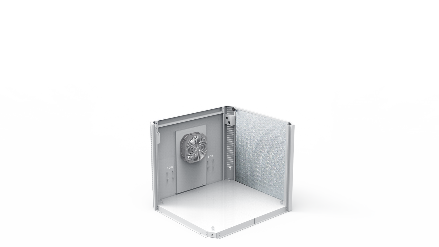Hudson Stealth Generator Box – Aluminum Silent Enclosure with Fan for Generators