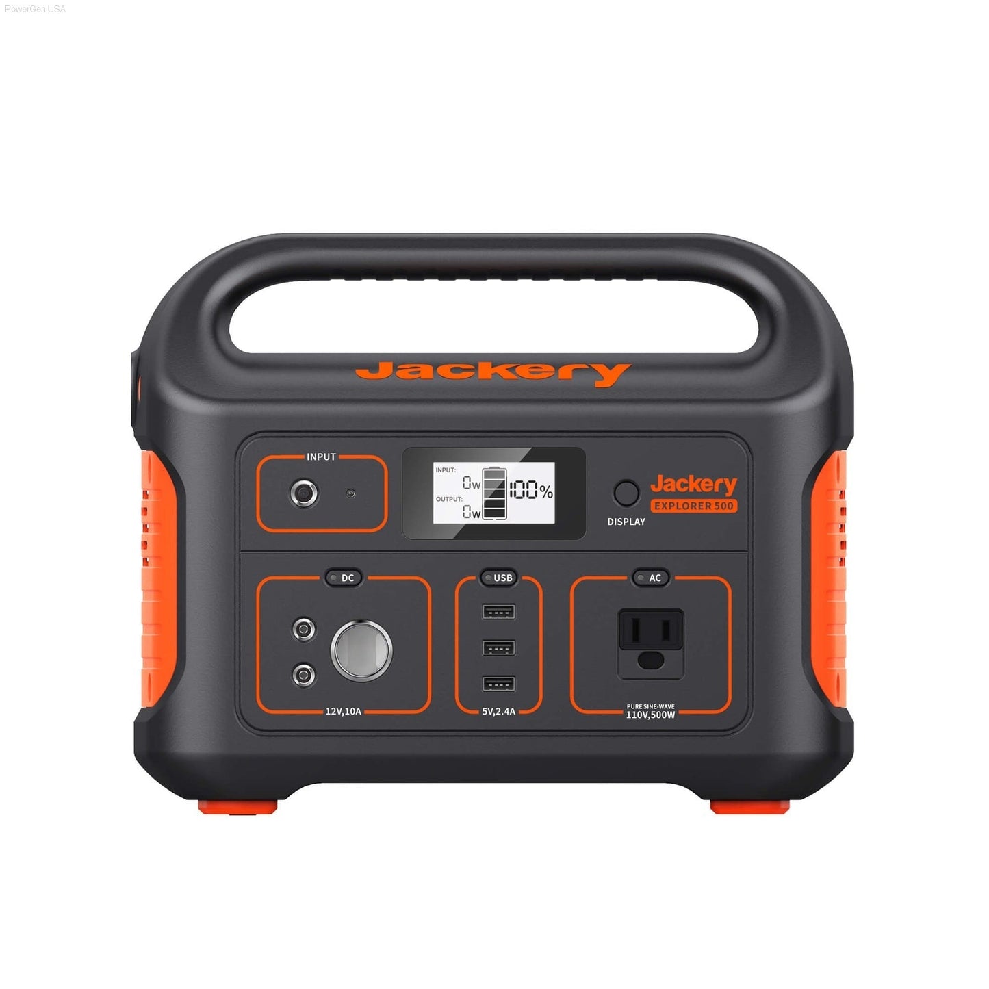 Solar & Battery Powered - Jackery Explorer 500  - 500Wh Portable Power Station For Outdoors