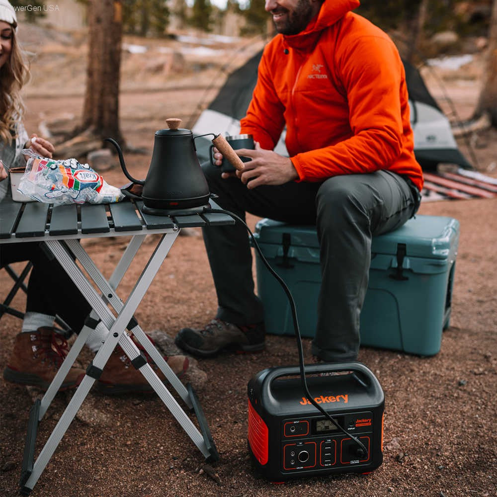 Solar & Battery Powered - Jackery Explorer 500  - 500Wh Portable Power Station For Outdoors