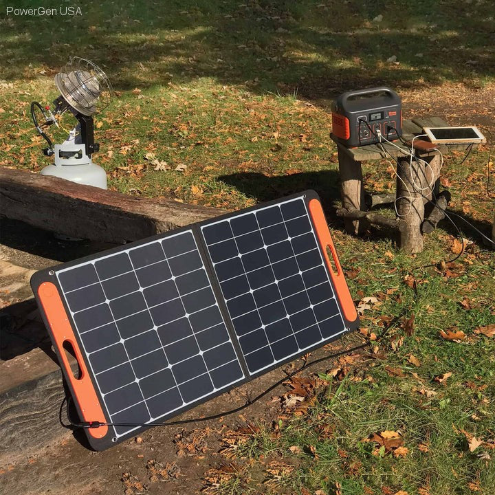 Solar & Battery Powered - Jackery Explorer 500  - 500Wh Portable Power Station For Outdoors