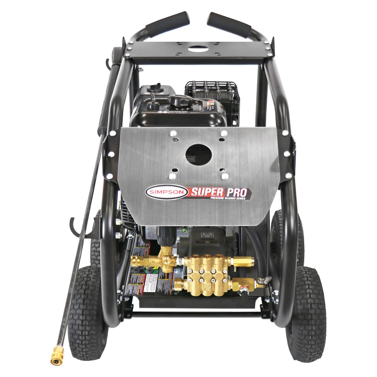SIMPSON SuperPro Roll-Cage SW4440SCBM 4400 PSI at 4.0 GPM CRX® 420 with AAA Industrial Triplex Plunger Pump Cold Water Professional Gas Pressure Washer- PowerGen usa