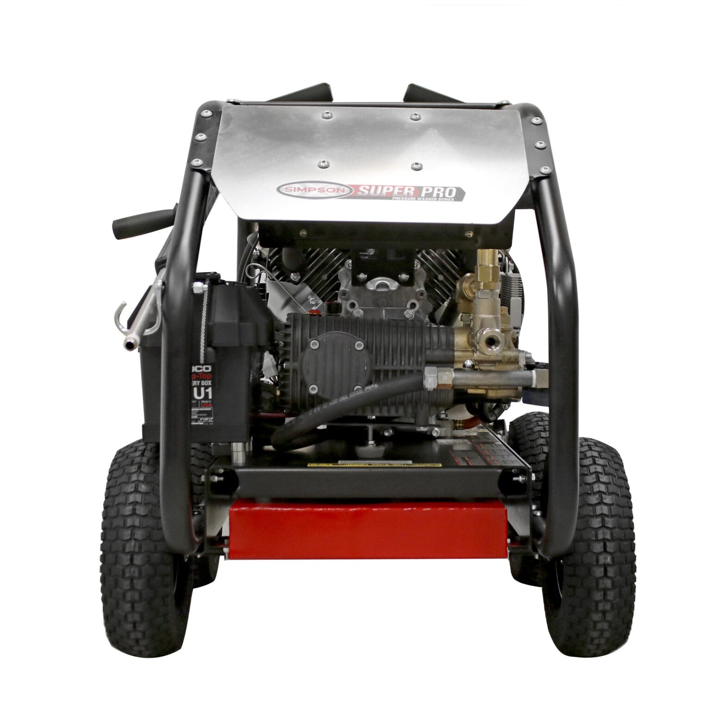 SIMPSON SuperPro Roll-Cage SRC7040133E 7000 PSI at 4.0 GPM CRX® 750 with COMET Triplex Plunger Pump Cold Water Professional Gear Drive Gas Pressure Washer- PowerGen USA