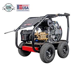 SIMPSON SuperPro Roll-Cage SRC3080143E 3000 PSI at 8.0 GPM CRX®680 with UDOR Triplex Plunger Pump Cold Water Professional Gear Drive Gas Pressure Washer- PowerrGen USA