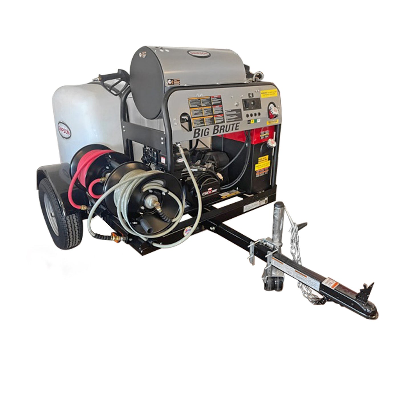 SIMPSON Mobile Trailer 95016 4000 PSI at 4.0 GPM CRX® 420cc with COMET Triplex Plunger Pump Hot Water Professional Gas- PowerGen USA