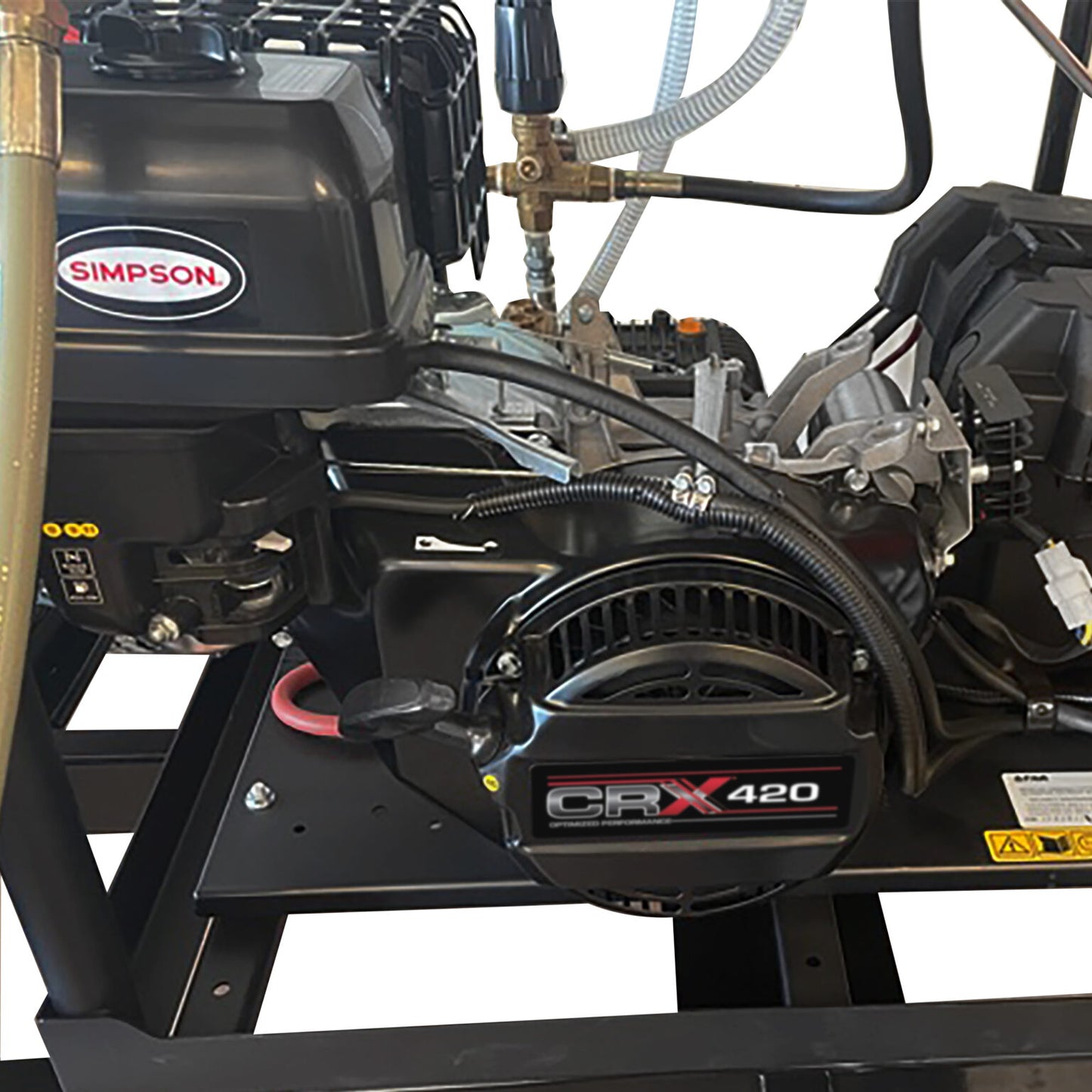 SIMPSON Mobile Trailer 95016 4000 PSI at 4.0 GPM CRX® 420cc with COMET Triplex Plunger Pump Hot Water Professional Gas- PowerGen USA