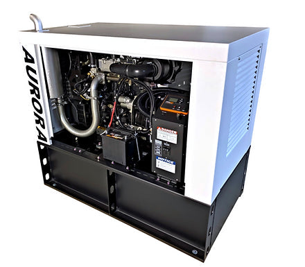 Diesel Generator - Aurora Generators 15kW Perkins Diesel Generator/Include Canopy Enclosure