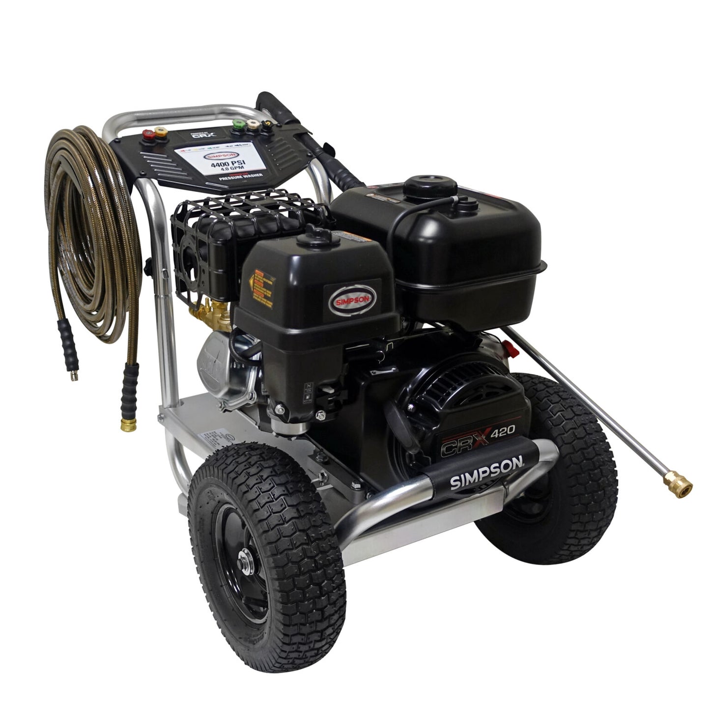 SIMPSON Aluminum ALH4440 4400 PSI at 4.0 GPM CRX® 420 with CAT PUMPS®, Cold Water Professional Gas Pressure Washer - PowerGen USA