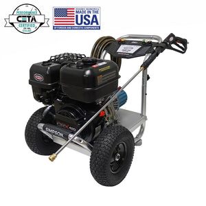 SIMPSON Aluminum ALH4440 4400 PSI at 4.0 GPM CRX® 420 with CAT PUMPS®, Cold Water Professional Gas Pressure Washer - PowerGen USA