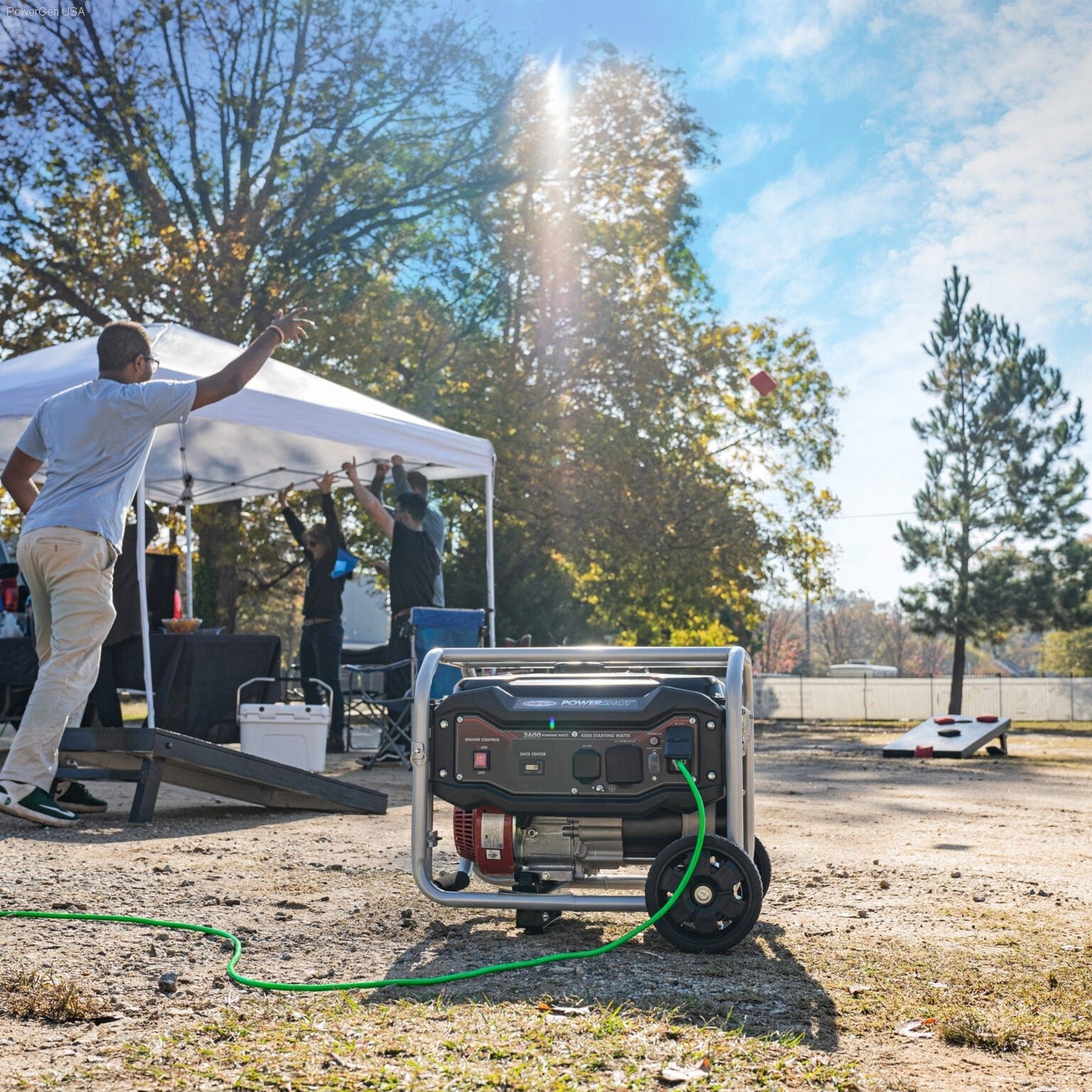 Gas Generators - SIMPSON SPG3645 Powershot Portable 3600-Watt Generator