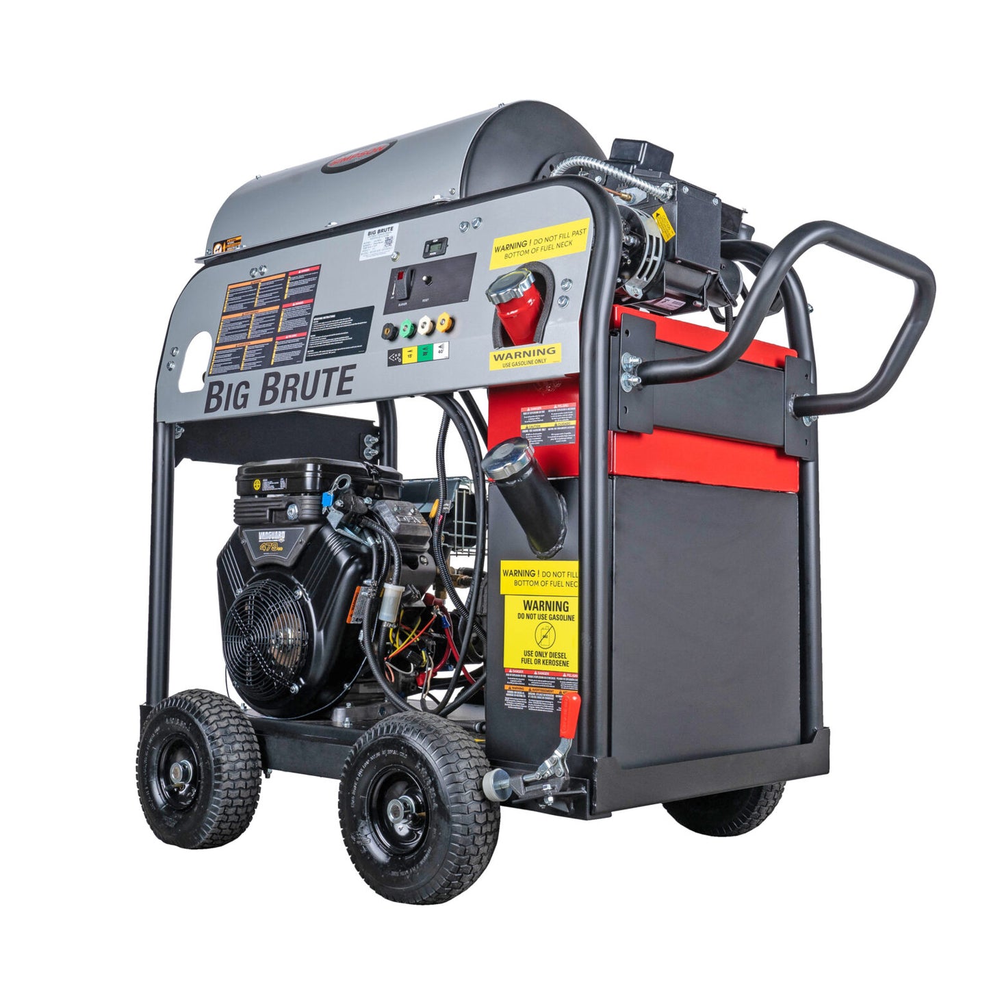 SIMPSON Big Brute BB65105 4000 PSI at 4.0 GPM VANGUARD® V-Twin with COMET Triplex Plunger Pump Hot Water Professional Gas Pressure Washer- PowerGen USA