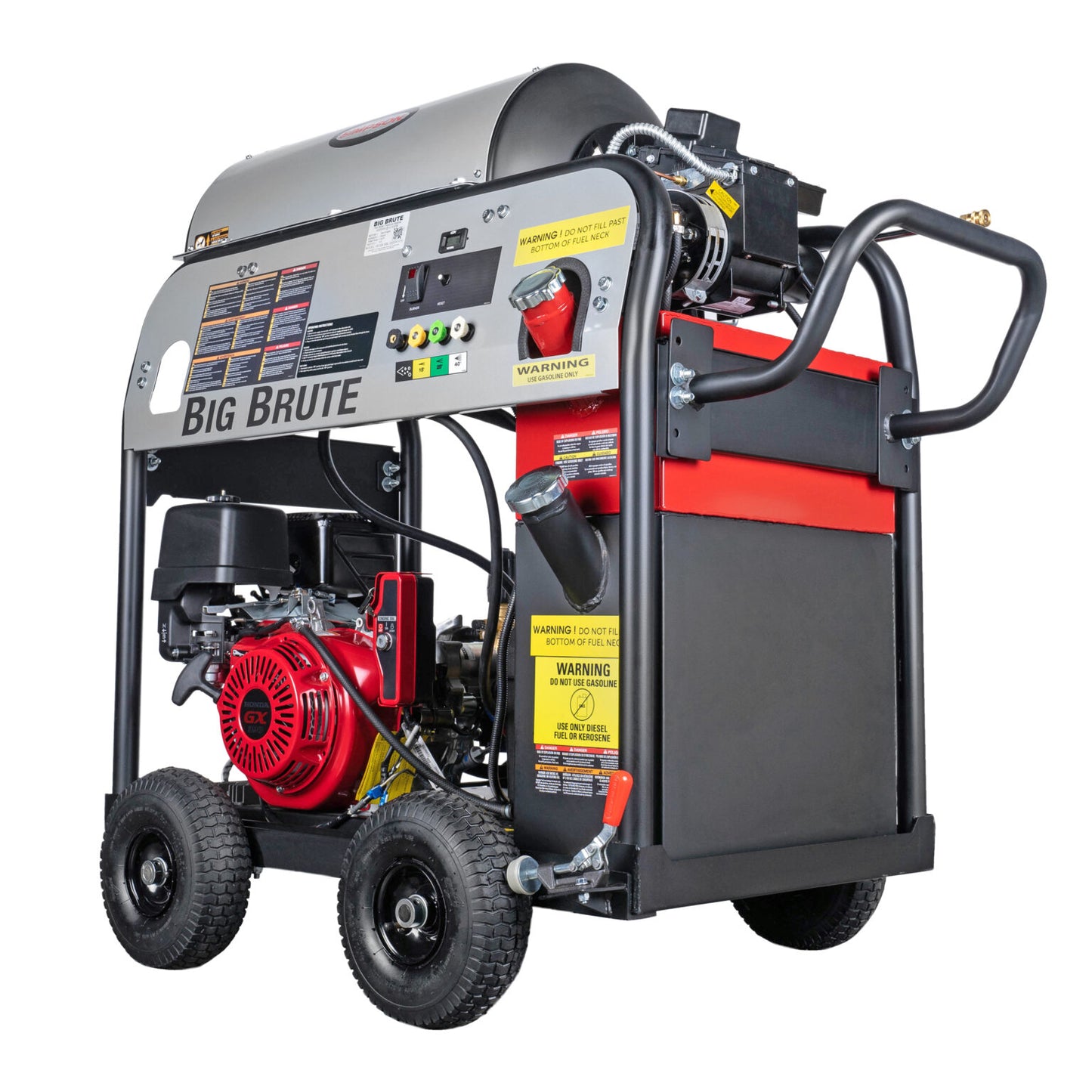 SIMPSON Big Brute BB65106 4000 PSI at 4.0 GPM HONDA® GX390 with COMET Triplex Plunger Pump Hot Water Professional Gas Pressure Washer- PowerGen USA