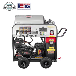 SIMPSON Big Brute BB65129 4000 PSI at 4.0 GPM CRX® 420 with Comet Industrial Triplex Pump Hot Water Professional Gas Pressure Washer- PowerGen USA