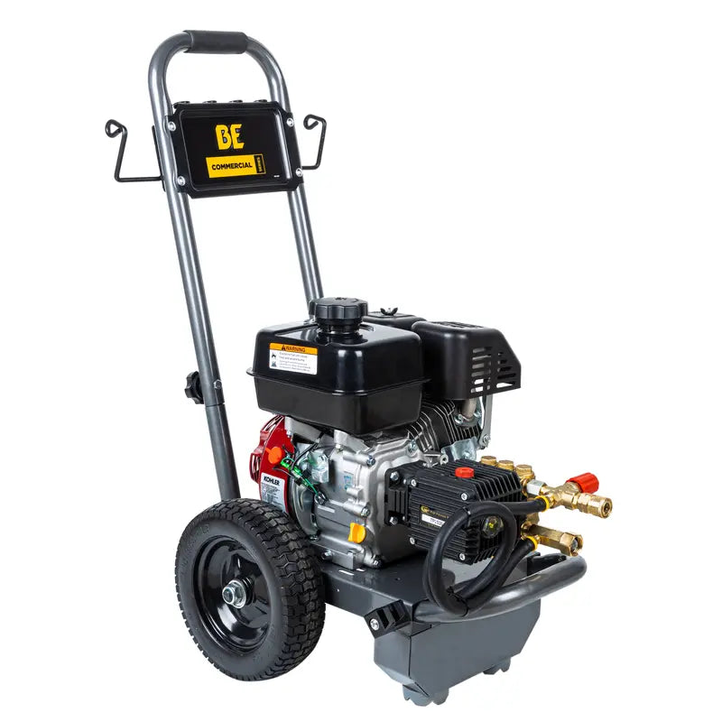 BE Power 2,500 PSI - 3.0 GPM Gas Pressure Washer with KOHLER SH270 Engine and Triplex Pump - PowerGen USA