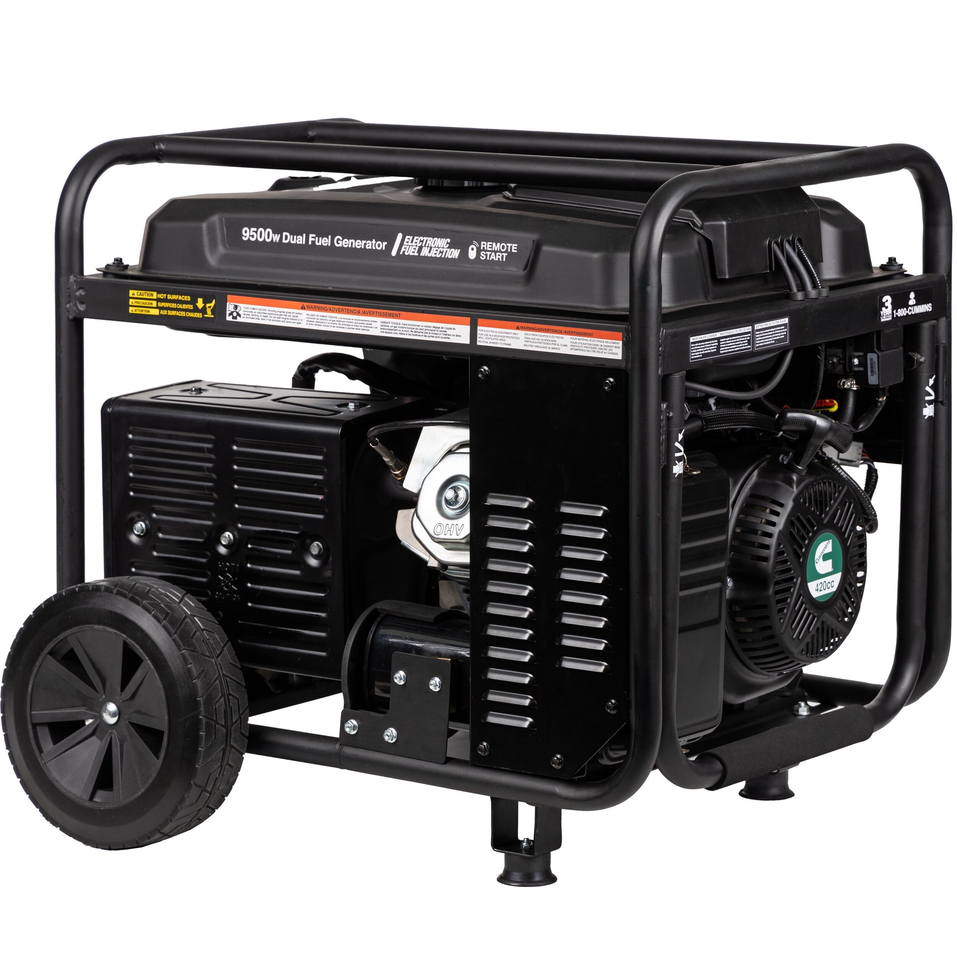 Cummins Onan P9500DF EFI Dual-Fuel Portable Generator