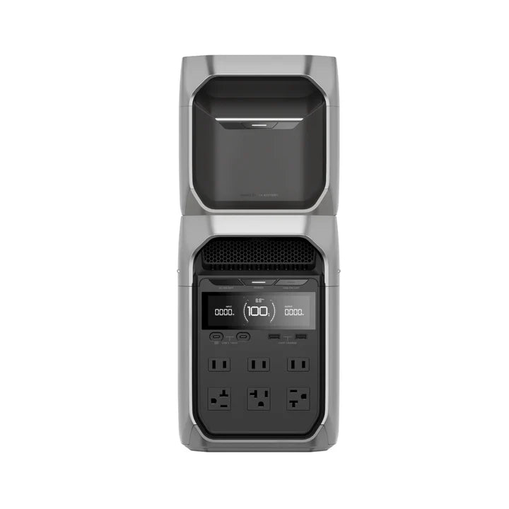 EcoFlow Delta 3 Plus Solar Generator + EcoFlow Delta 3 Smart Extra Battery