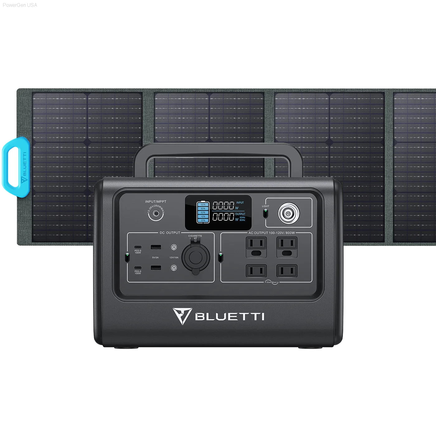 Solar & Battery Powered - BLUETTI EB70S Portable Power Station | 800W 716Wh