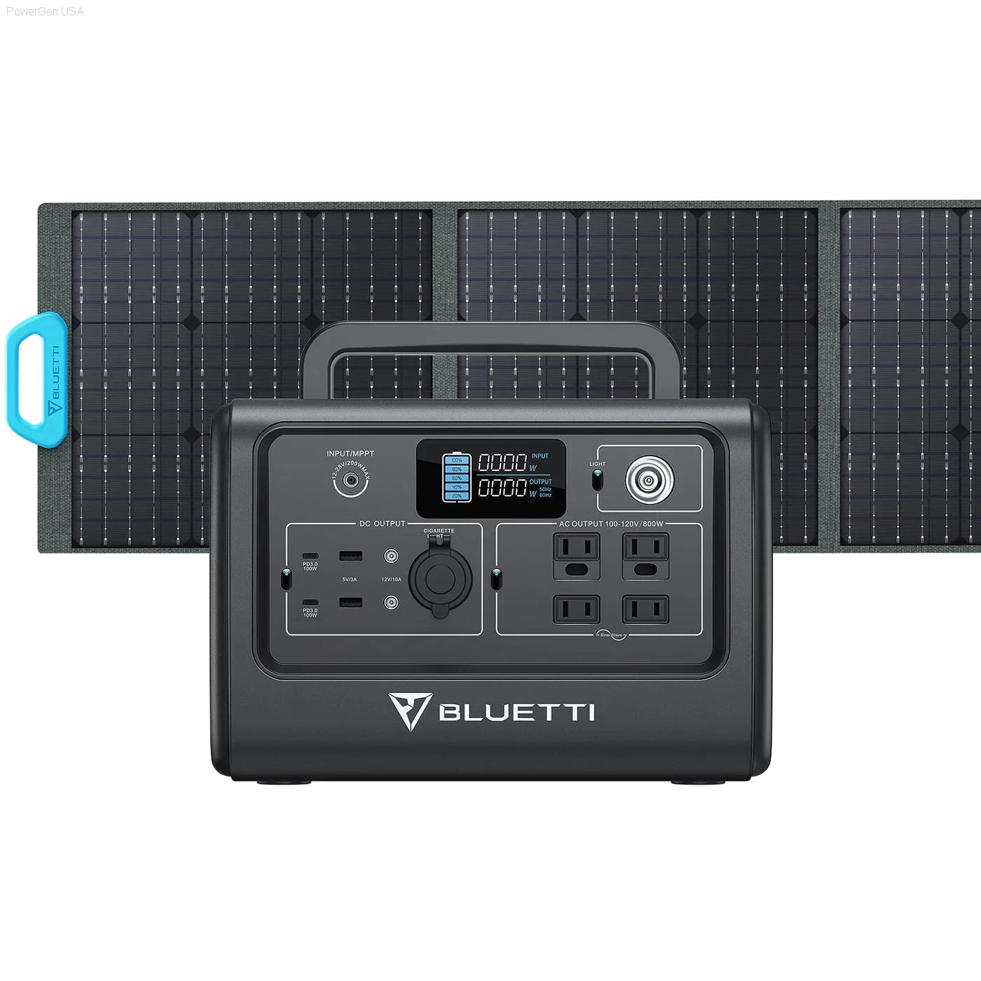 Solar & Battery Powered - BLUETTI EB70S Portable Power Station | 800W 716Wh
