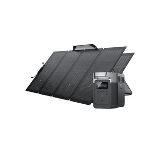 Solar & Battery Powered - EcoFlow DELTA 1000 + 2*220W Solar Panel