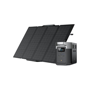 Solar & Battery Powered - EcoFlow DELTA Max 1600 + 1*400W Solar Panel