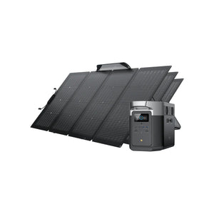 Solar & Battery Powered - EcoFlow DELTA Max 1600 + 3*220W Solar Panel