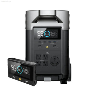 Solar & Battery Powered - EcoFlow DELTA Pro + 1*Remote Control