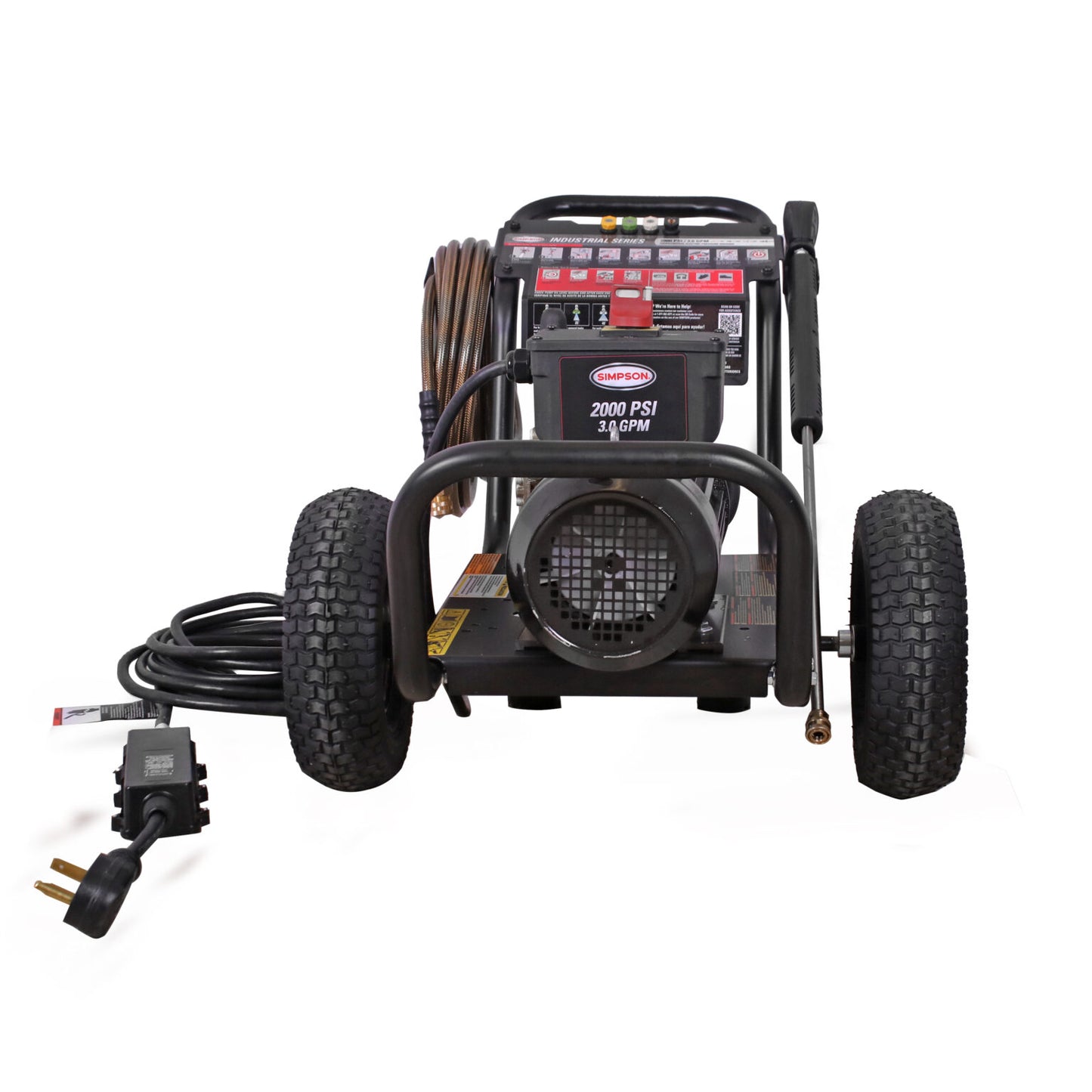 SIMPSON Rental Series IR2030012B 2000 PSI at 3.0 GPM SIMPSON Cold Water Industrial Electric Pressure Washer- PowerGen USA