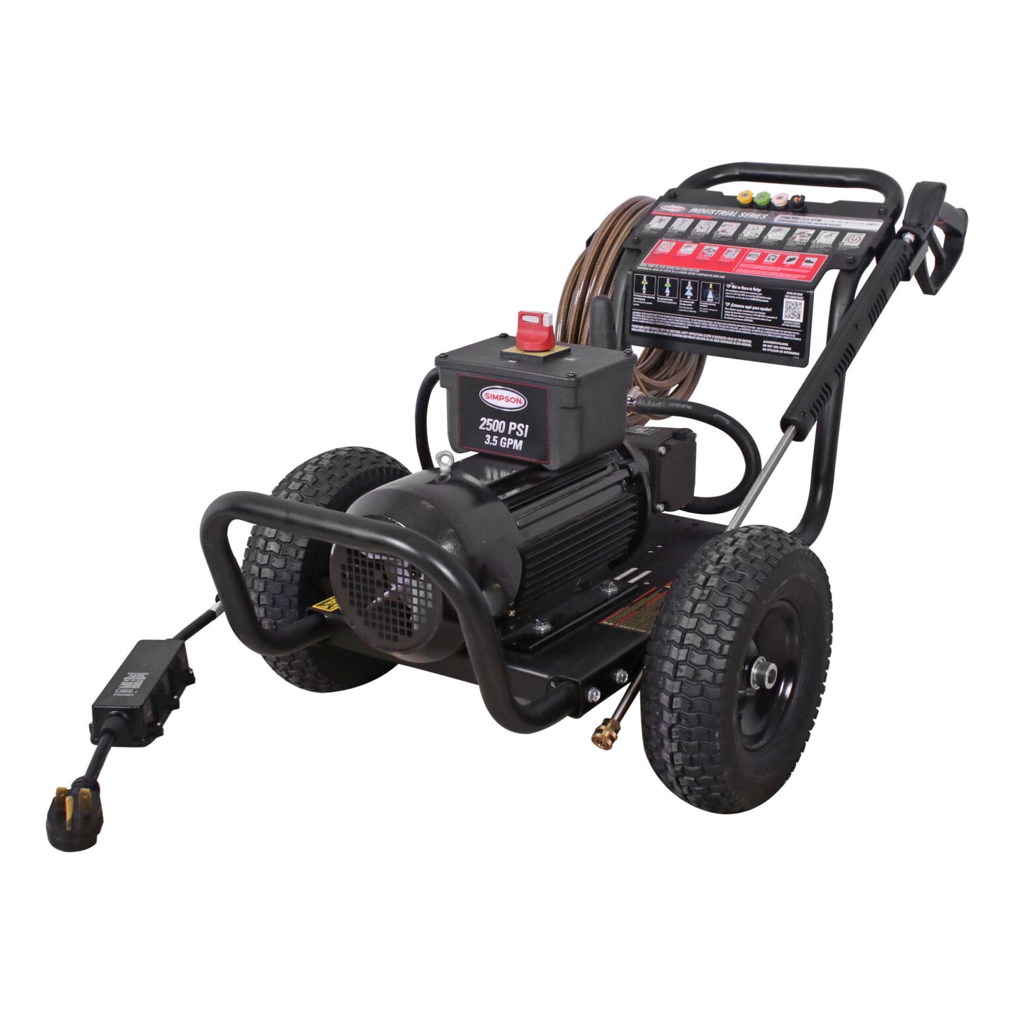SIMPSON Rental Series IR2535012B 2500 PSI at 3.5 GPM SIMPSON Cold Water Industrial Electric Pressure Washer- PowerGen USA