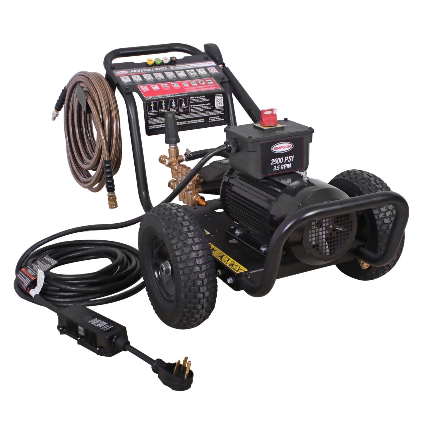 SIMPSON Rental Series IR2535012B 2500 PSI at 3.5 GPM SIMPSON Cold Water Industrial Electric Pressure Washer- PowerGen USA