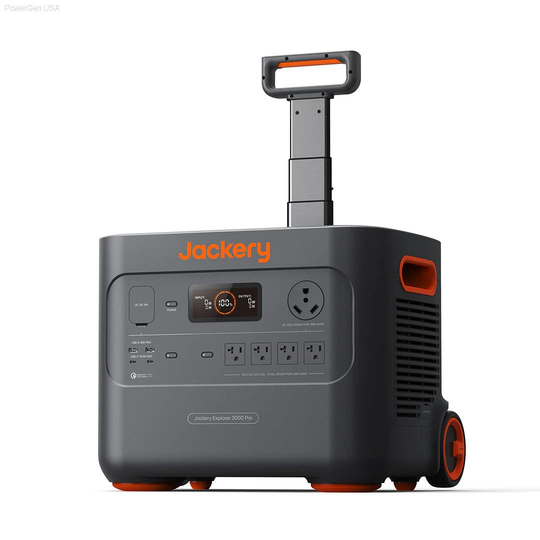 Solar & Battery Powered - Jackery Solar Generator 3000 Pro