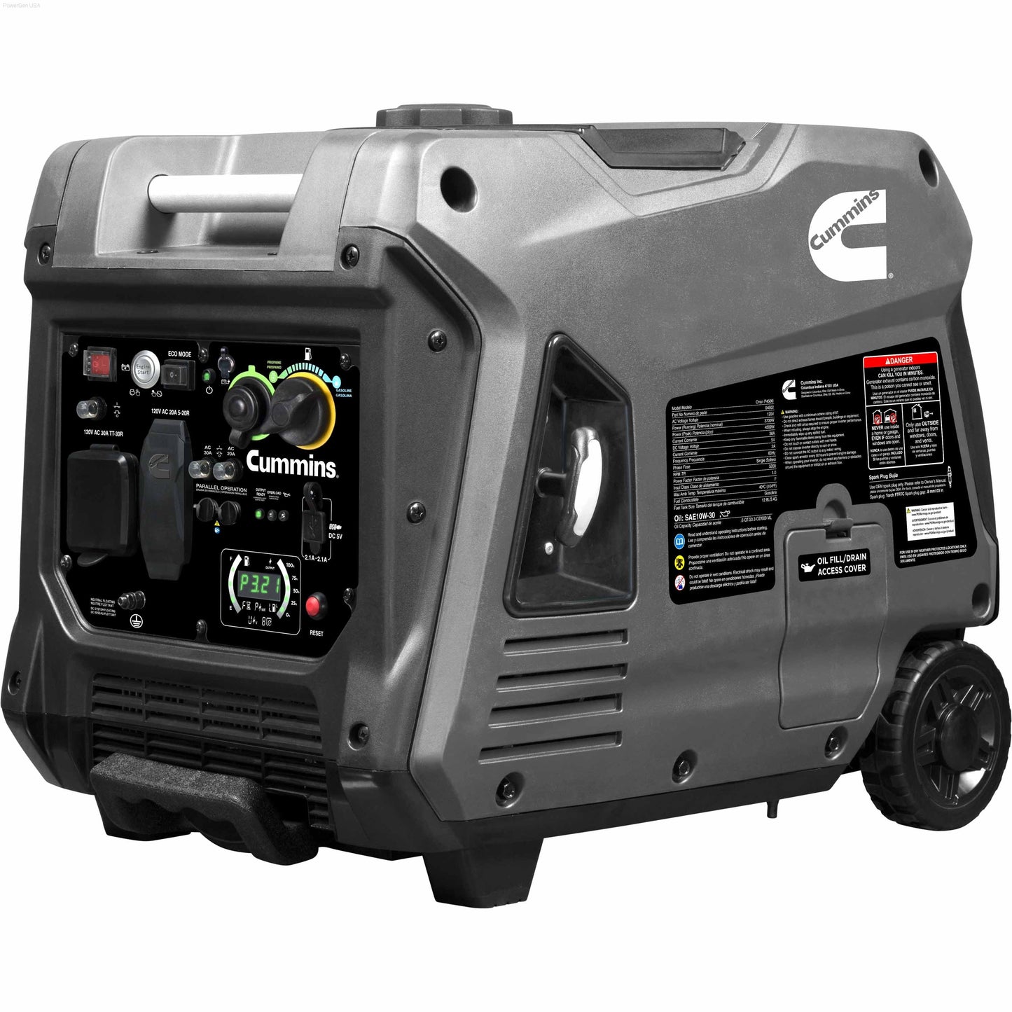 cummins dual fuel generator