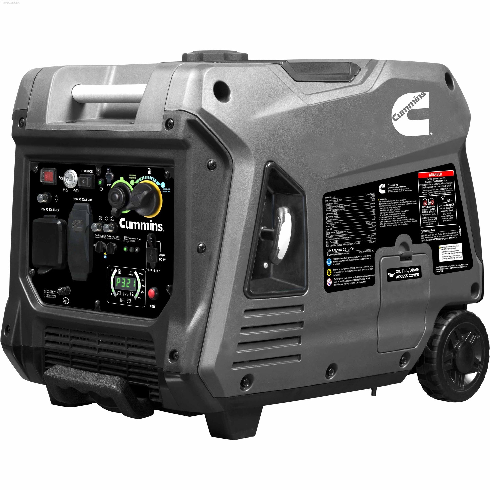 cummins dual fuel generator