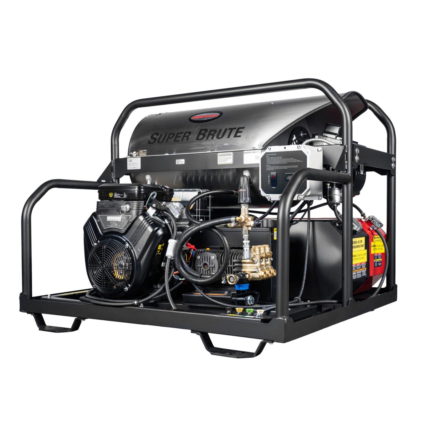 SIMPSON Super Brute SB3555 3500 PSI at 5.5 GPM VANGUARD® 627cc with COMET Triplex Plunger Pump Hot Water Professional Gas Pressure Washer-PowerGen USA