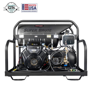 SIMPSON Super Brute SB3555 3500 PSI at 5.5 GPM VANGUARD® 627cc with COMET Triplex Plunger Pump Hot Water Professional Gas Pressure Washer-PowerGen USA