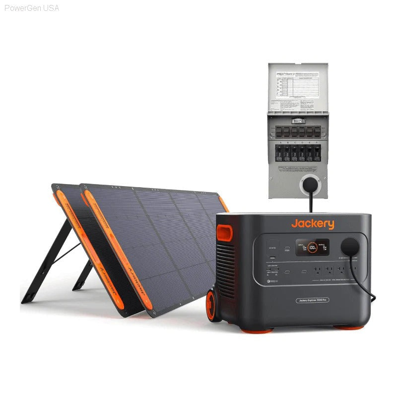 Solar & Battery Powered - Jackery Solar Generator 3000 Pro